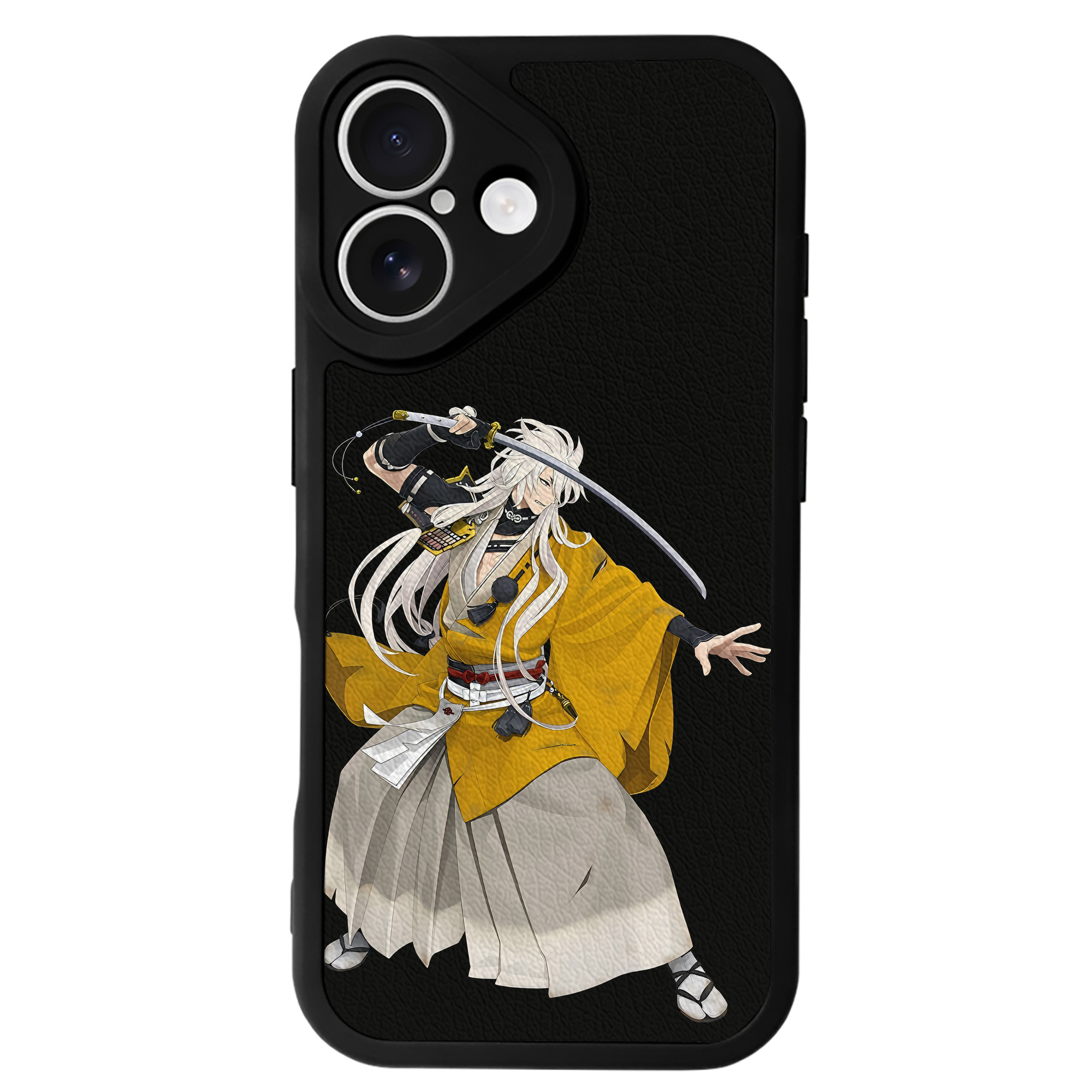 （画像用） 刀剣乱舞 Touken Ranbu 【iPhone 16シリーズ対応】シリコンスマホケース（レザー調） 材質：シリコン